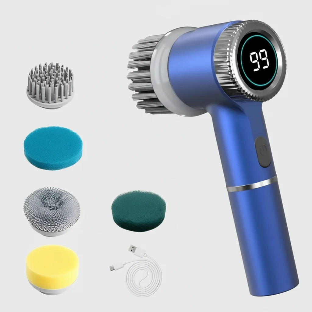 Electric Spin Scrubber: Your Sanctuary, Spotless. Smart Cleaning Power!