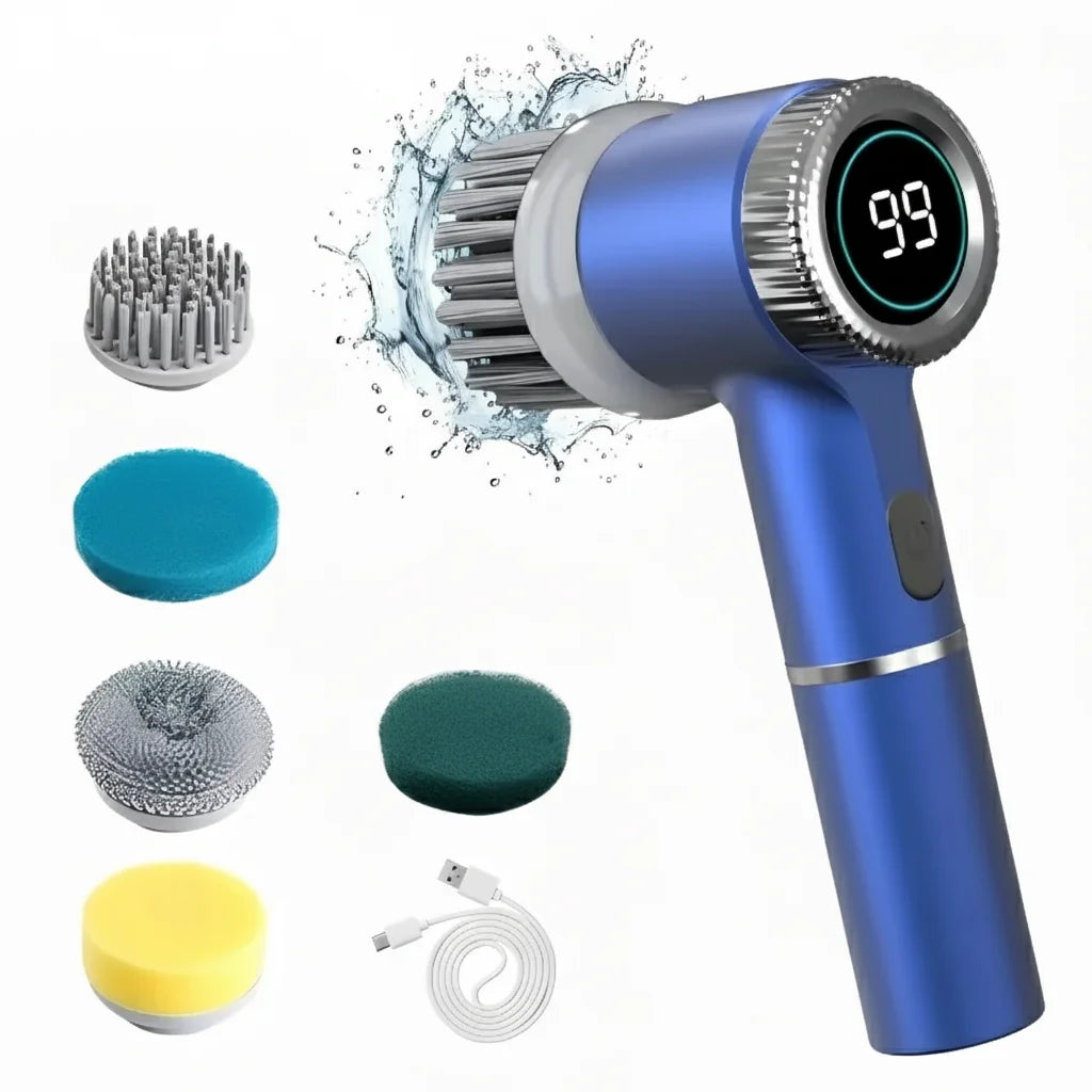 Electric Spin Scrubber: Your Sanctuary, Spotless. Smart Cleaning Power!